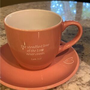Timeless Faith Cup and Saucer